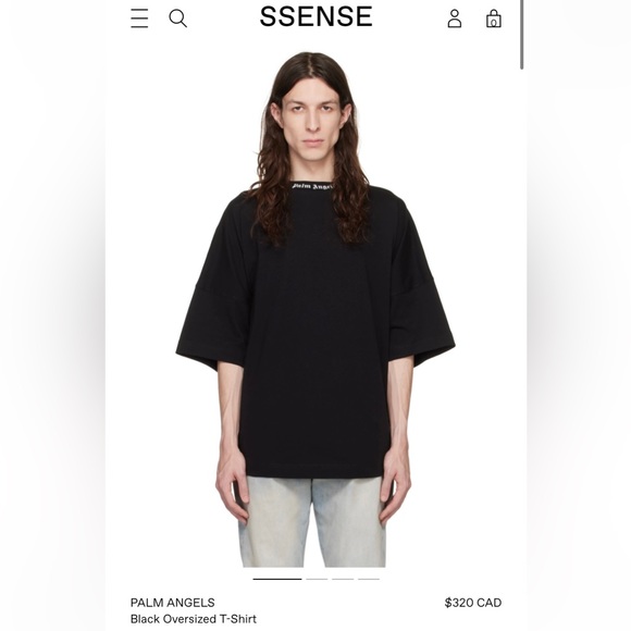 Palm Angels Black Oversized Shirt FIRM - Picture 2 of 6